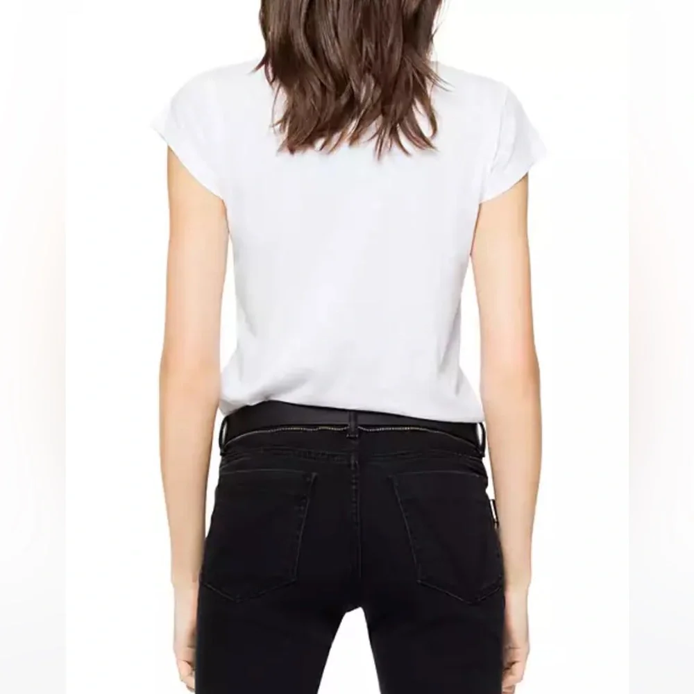 Zadig & Voltaire Skinny Je T’aime T-Shirt - Picture 3 of 7